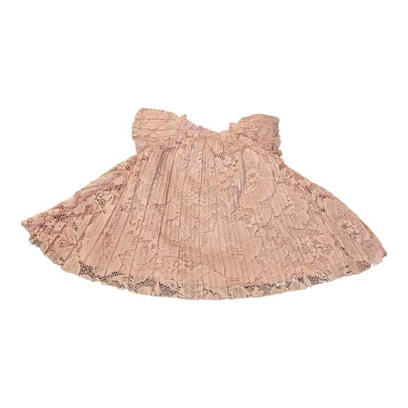 First Impressions & Carter’s Dresses Size 3–6 Months Light Pink & Peach Lace - Picture 4 of 6